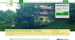 Desktop Screenshot of brahmaputraresort.in